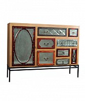 Global Mirrored Vintage Chest