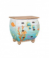 Waterfront Bombe Vintage Chest